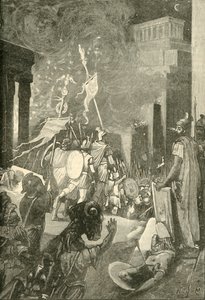 1890年对迦太基城堡的进攻。 作者 不明