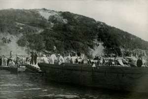 1919年在加巴特佩的澳大利亚登陆地。 作者 不明