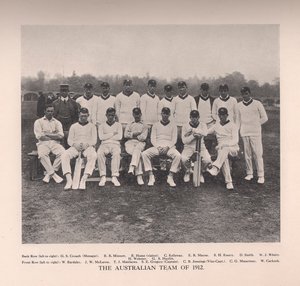 1912年的澳大利亚板球队 作者 不明