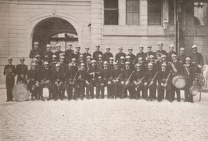 里约消防队的乐队，1914年 作者 不明