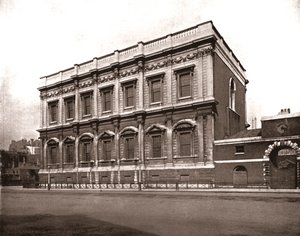 宴会厅，伦敦白厅，1894年。 作者 不明