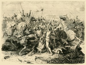 1890年，《布瓦尼斯战役》，1214年。 作者 不明