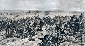克雷西战役，1346年8月26日，1910年 作者 不明