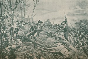 1792年11月6日，比利时，蒙斯附近的杰马普斯战役，1896年 作者 Unbekannt