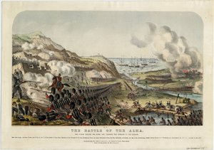 1854年9月20日的阿拉木图战役，1854年 作者 不明