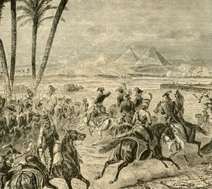 金字塔之战，1798年，1890年。 作者 不明