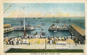 古巴哈瓦那马里亚纳奥的海滩，约建于1910年 作者 不明