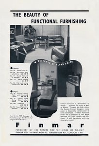 功能性家具之美-Finmar，1939年 作者 不明