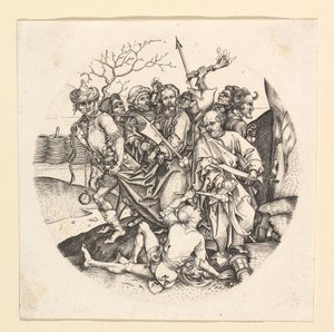 基督的背叛复制在roundel，ca。 1435-1491。 作者 不明