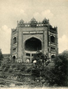 Bolund门，Futtehpur Sikri。阿格拉。 作者 不明