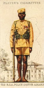 1936年，英属南非警察原住民Askari。 作者 不明