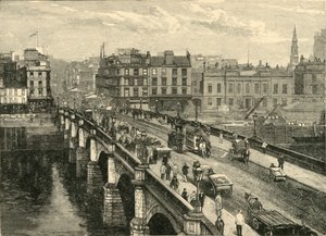 布鲁斯洛夫桥，格拉斯哥，1898年。 作者 不明
