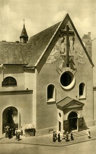 Capuchin教堂，维也纳，奥地利，摄于1935年。 作者 不明