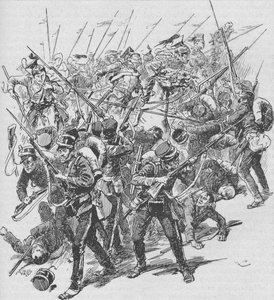 1902年奥地利枪骑兵的冲锋 作者 不明