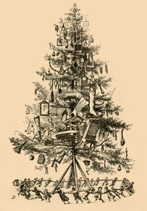 1882年，孩子们在树上翩翩起舞。 作者 不明