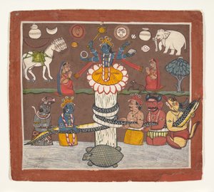 搅动牛奶海洋公司1780-90。 作者 不明