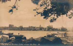 古巴哈瓦那市，横跨海湾，建于1930年 作者 不明