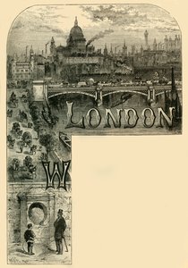 伦敦市，约c1872。 作者 不明
