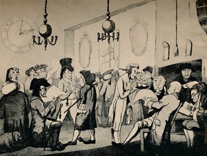 劳埃德咖啡馆，1798年，1928年 作者 不明