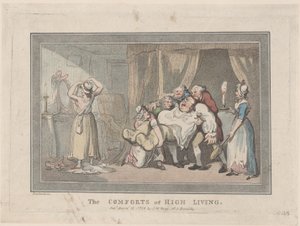 The Comforts of High Living, December 16, 1794. , 1794年12月16日。 作者 不明