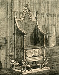 加冕主席，1881年。 作者 不明