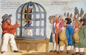 在伦敦的科西嘉人巴杰特》，1803年 作者 不明