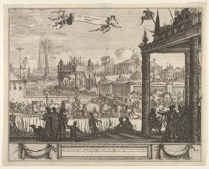 伟大的大亨宫廷（Hof vanden grooten Mogol），十七世纪。 作者 不明