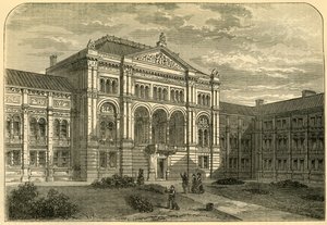 南肯辛顿车站的法院，建于1876年。 作者 不明