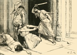 提比略·格拉丘斯之死，1890年。 作者 不明