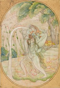 恒河的下流，约1800年。 作者 不明