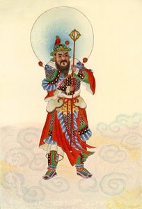 门神--军事》，1922年。 作者 不明