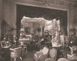 诺福克郡桑德灵厄姆故居的客厅，1894年。 作者 不明