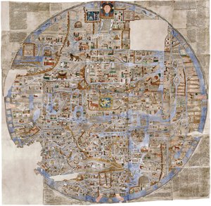 埃布斯托夫地图c。 1300 作者 不明