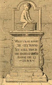 1897年在Panyer Alley街的人物。 作者 不明