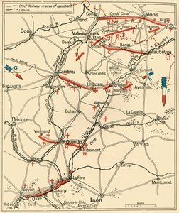 大撤退的第一阶段... 1914，c1920。 作者 不明