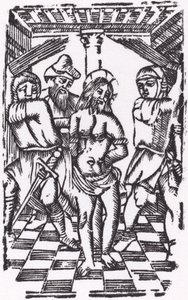 鞭刑。 作者 不明