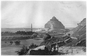 印度德干高原的达拉塔巴德堡垒，c1860 作者 不明