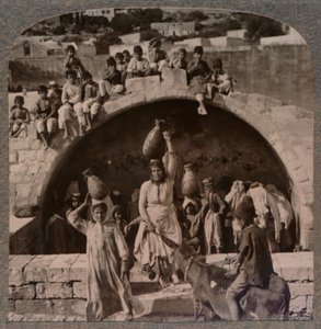 拿撒勒（Nazareth），圣母流泉，约摄于1900年 作者 不明