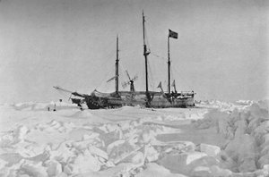 冰中的帧。 1895、1897 作者 不明