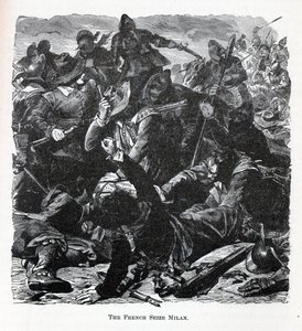 1882年，法国占领米兰市 作者 不明