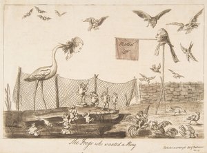 想要国王的青蛙，1789年7月14日。 作者 不明