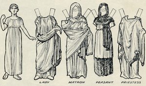 画廊历史服装：英国人和罗马人过去穿的衣服，c1934年 作者 不明