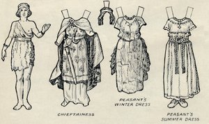 画廊历史服装：英国人和罗马人过去穿的衣服，c1934年 作者 不明