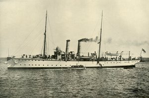 德国炮艇豹，1919年。 作者 不明