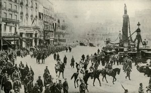 1914年，1919年，德国对里尔的占领。 作者 Unbekannt