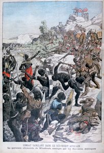 温得和克的德国驻军，被西南非洲的赫雷罗包围，1904年 作者 不明