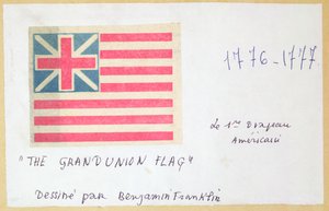 The Grand Union Flag (colour woodblock print) 作者 不明