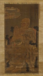 大罗汉，尊贵的十七世，1345年。 作者 不明