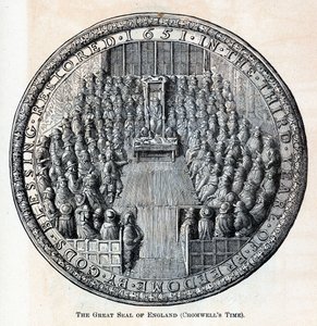 英格兰大封印克伦威尔时间，1882年 作者 不明