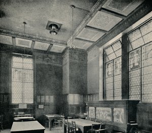 南肯辛顿博物馆的绿色餐厅，建于1870年。 作者 不明